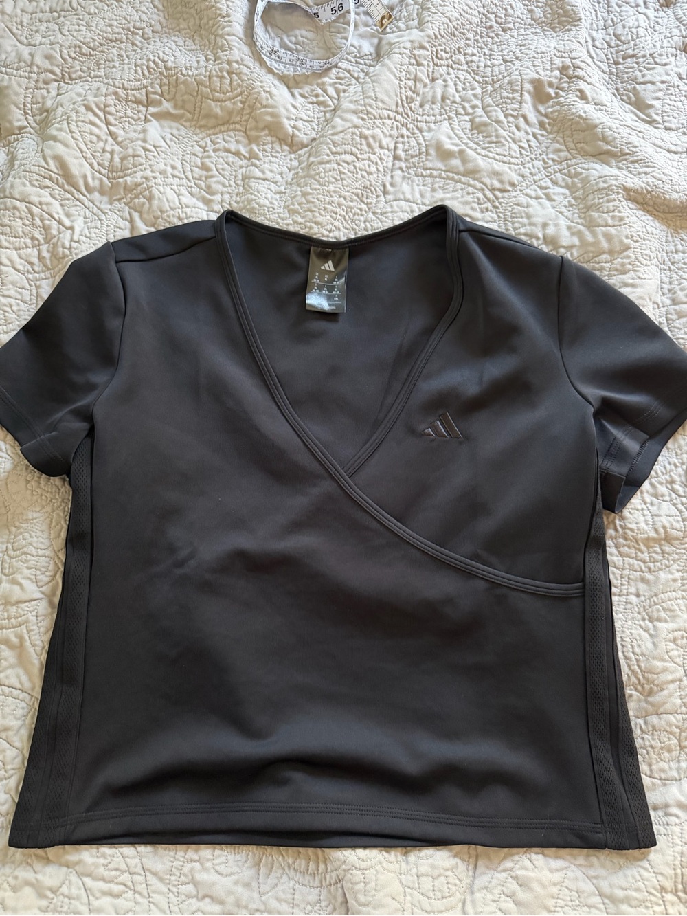 Like new adidas wrap front top